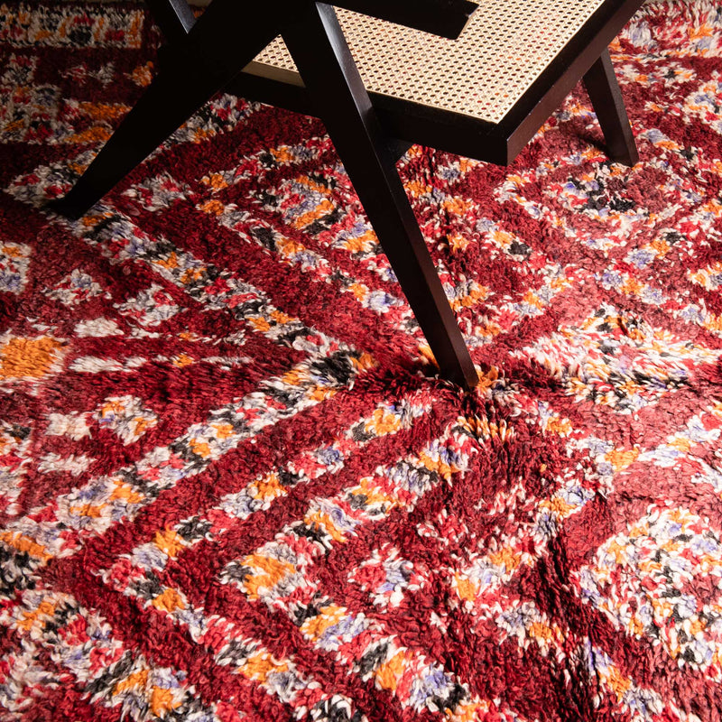Rafed - vintage beni mguild rug