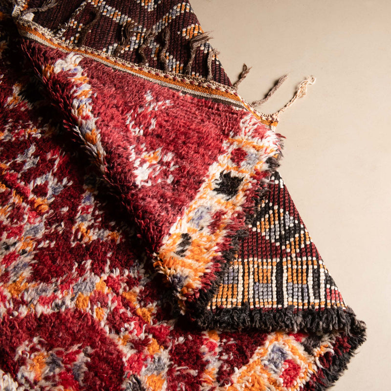 Rafed - vintage beni mguild rug