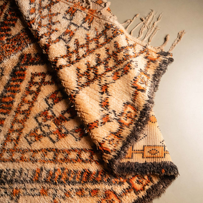 Youba - vintage beni ourain rug