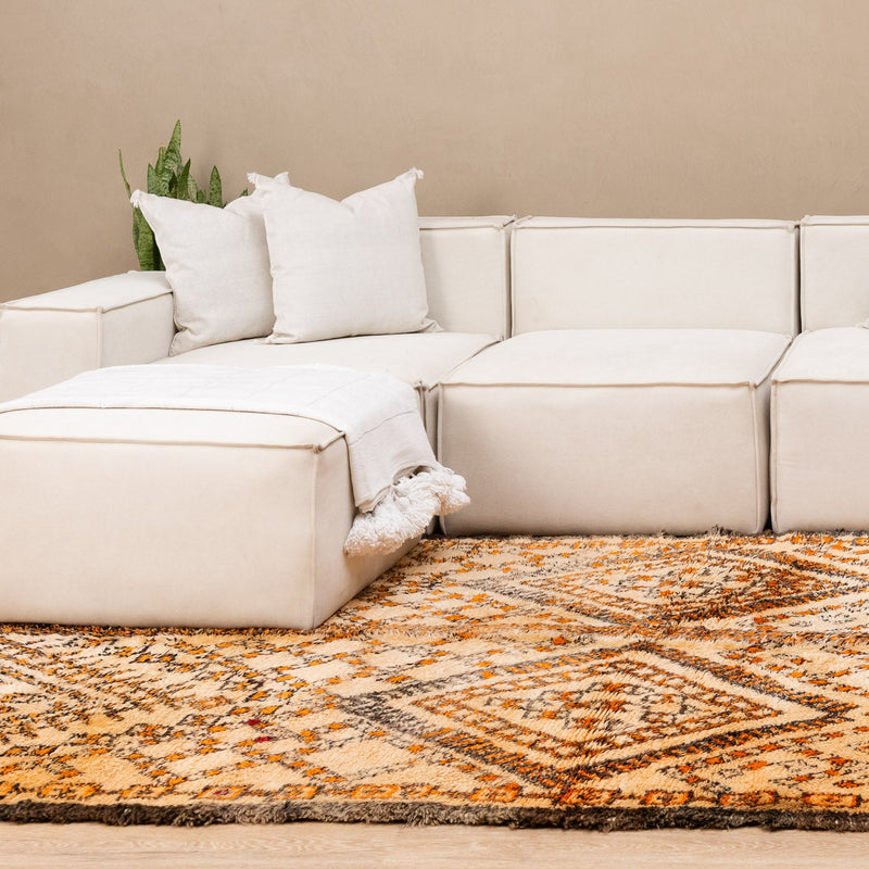 Youba - vintage beni ourain rug