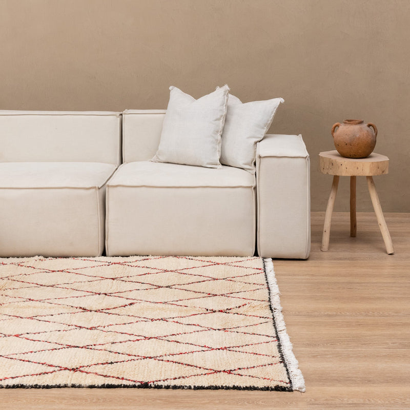 Halah - vintage beni ourain rug