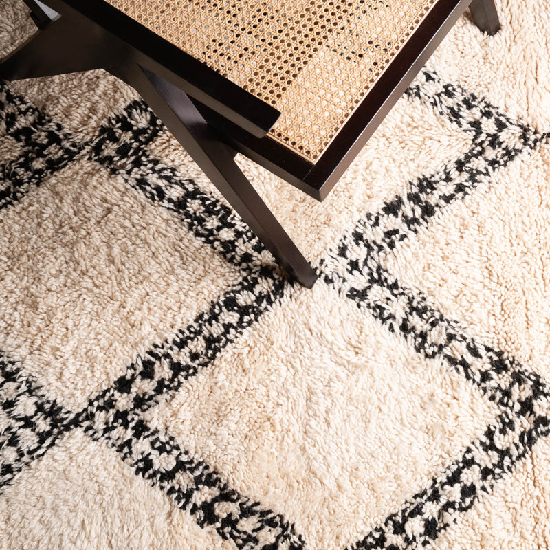 Adham - vintage beni ourain rug