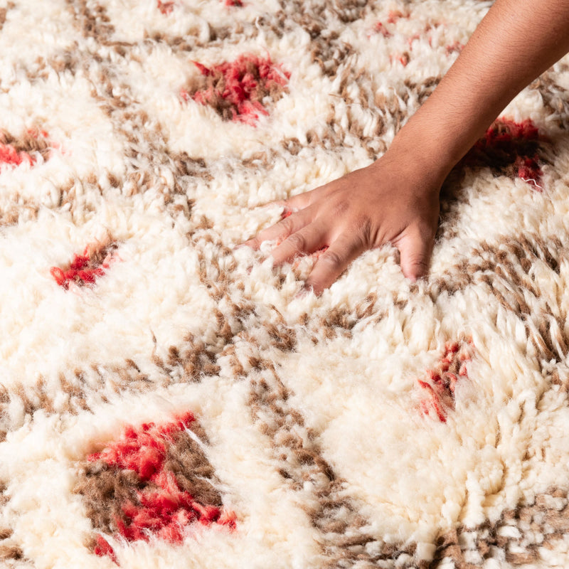 Tatam - vintage beni ourain rug