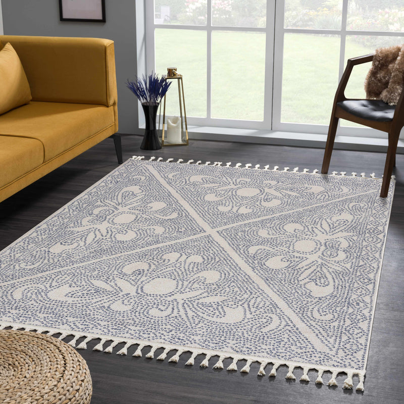 Birdwood Navy Area Rug