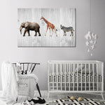 Wooden Safari Wall Art