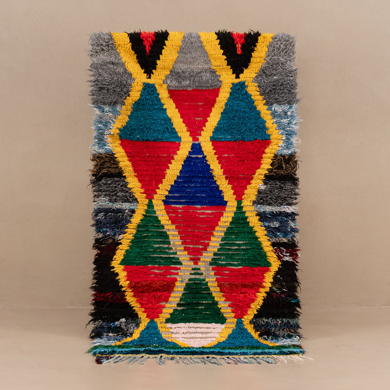 Sefruy - vintage boucherouite rug