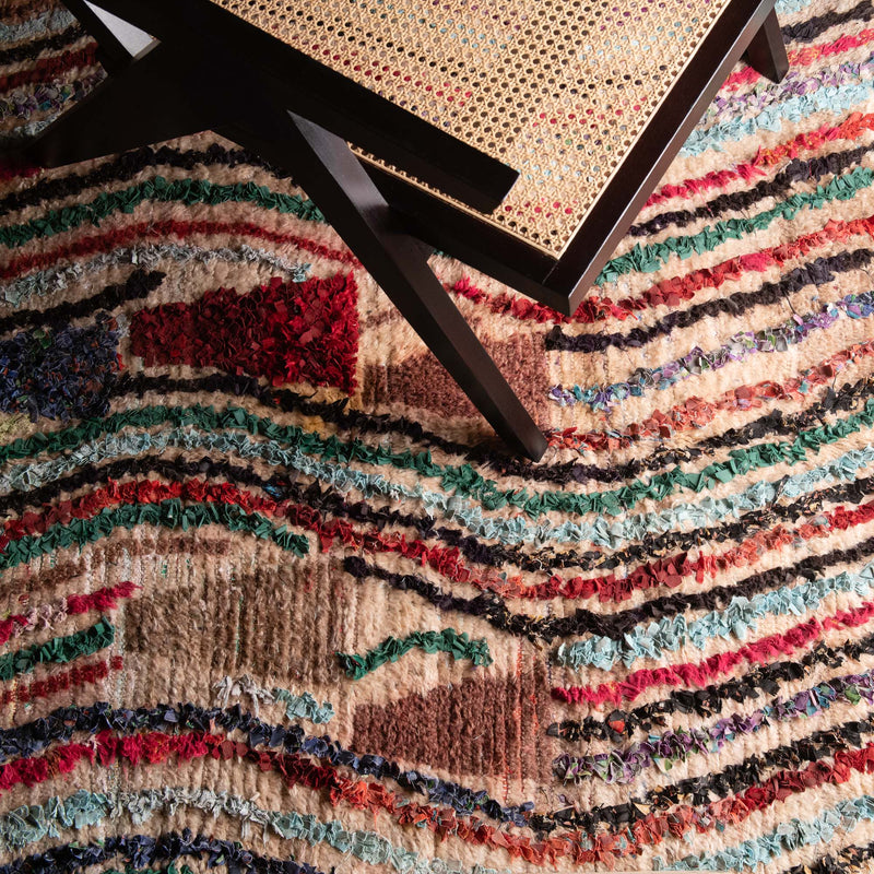 Koutaiba - vintage boucherouite rug