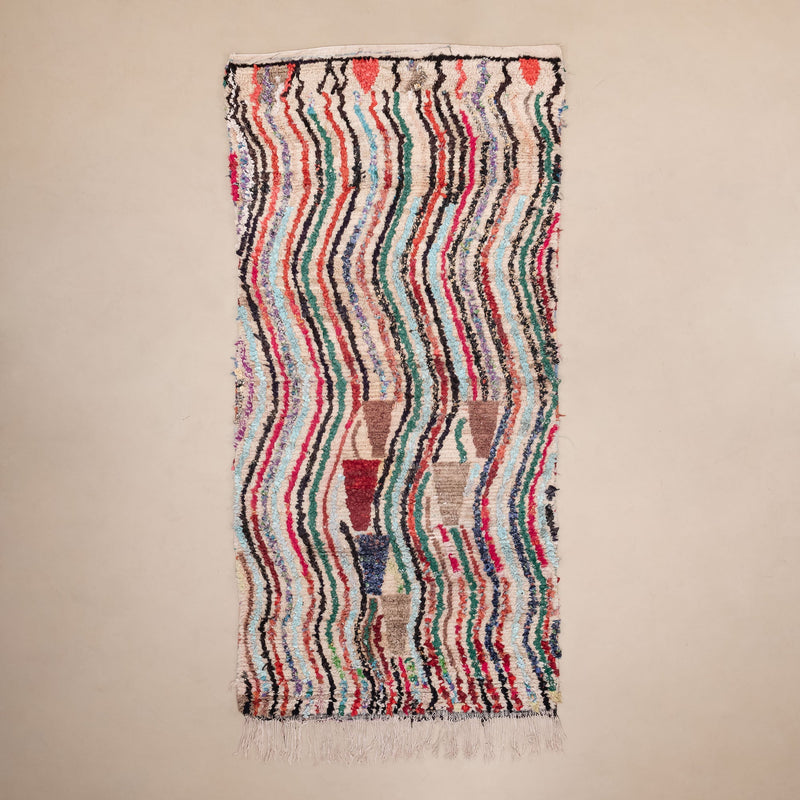 Koutaiba - vintage boucherouite rug