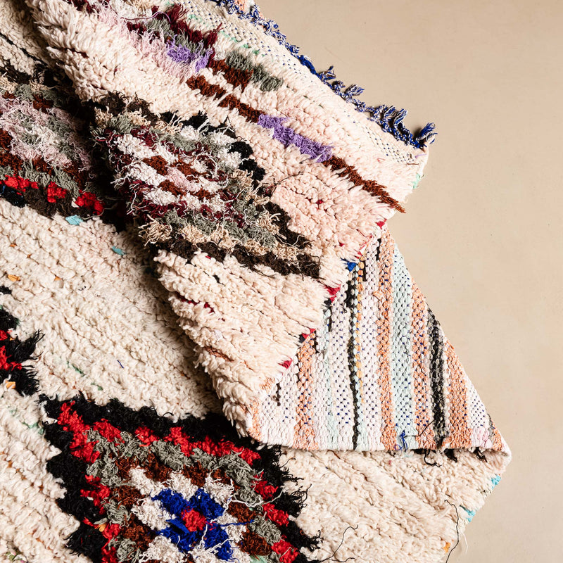 Rahane - vintage boucherouite rug