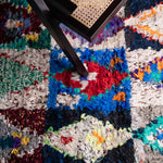 Samira - vintage boucherouite rug