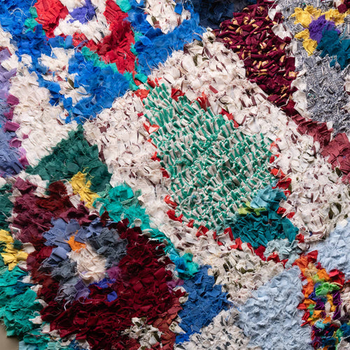 Samira - vintage boucherouite rug