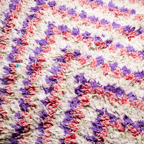 Ouahida - vintage boucherouite rug