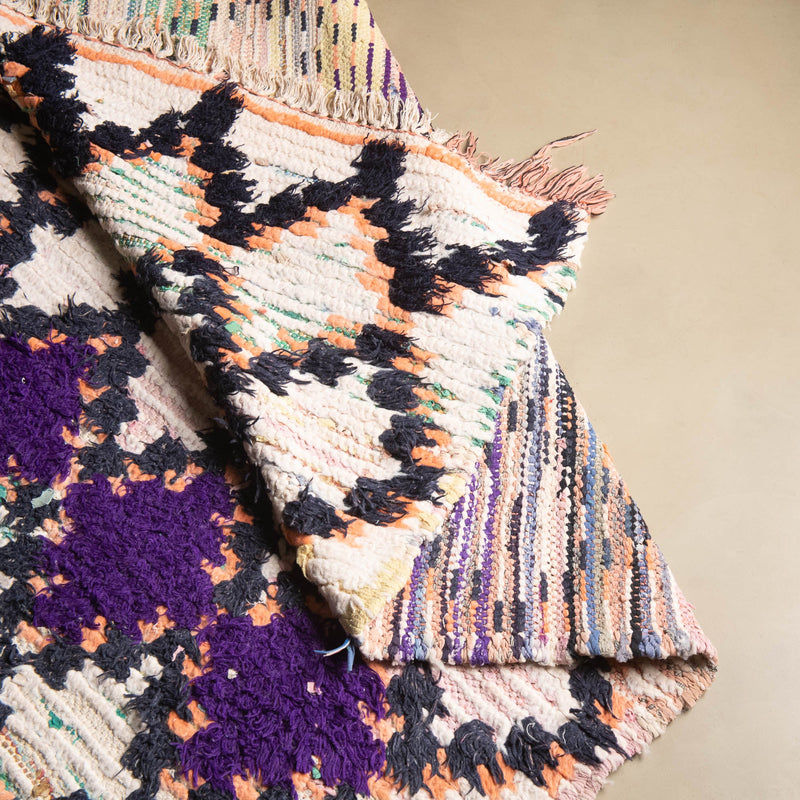 Karama - vintage boucherouite rug