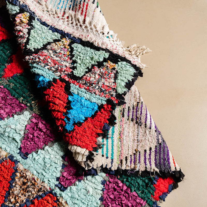 Lilya - vintage boucherouite rug