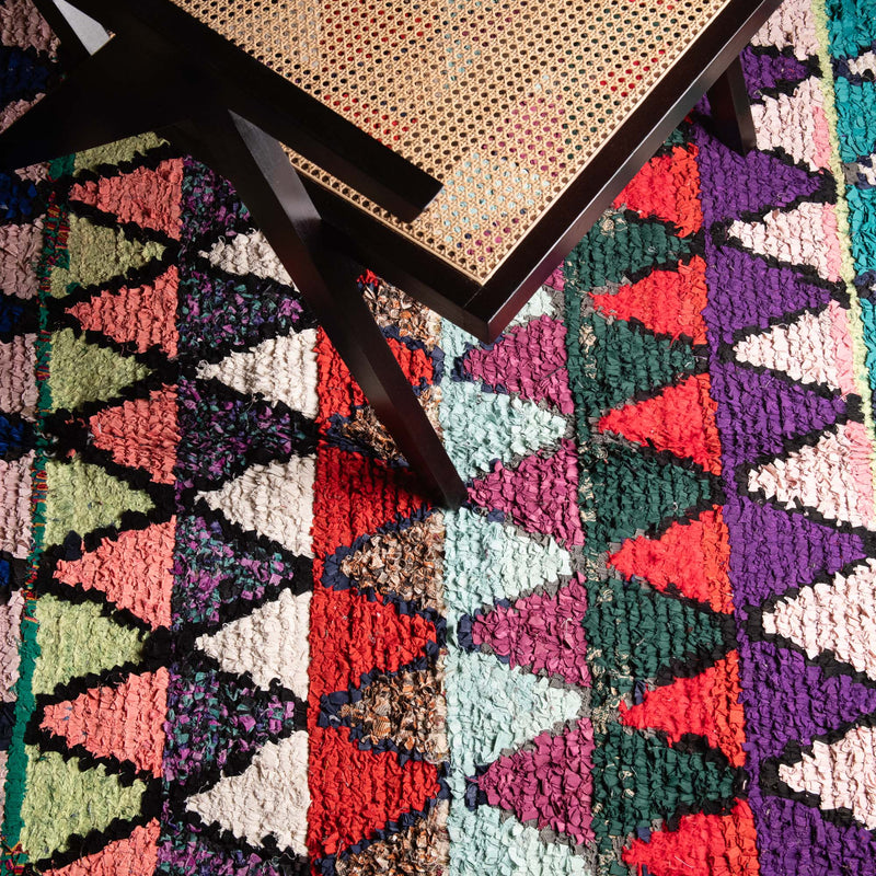 Lilya - vintage boucherouite rug