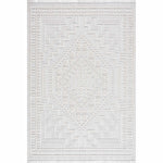 Alya White Fringe Rug