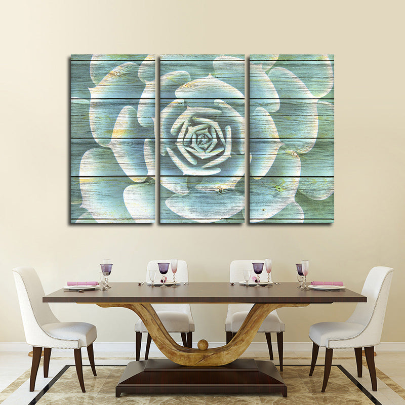 Succulent Plant Bloom Wall Art