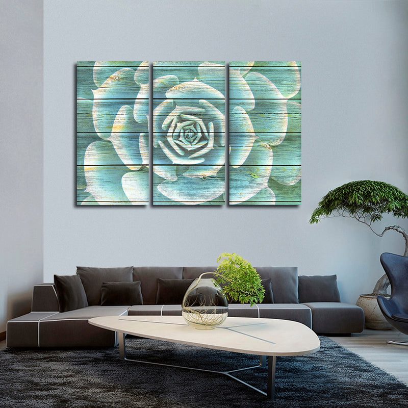 Succulent Plant Bloom Wall Art