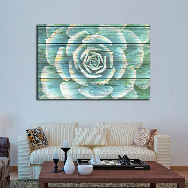 Succulent Plant Bloom Wall Art