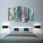 Rustic Blooming Succulent Wall Art