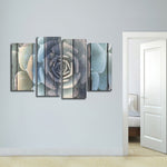 Rustic Blooming Succulent Wall Art