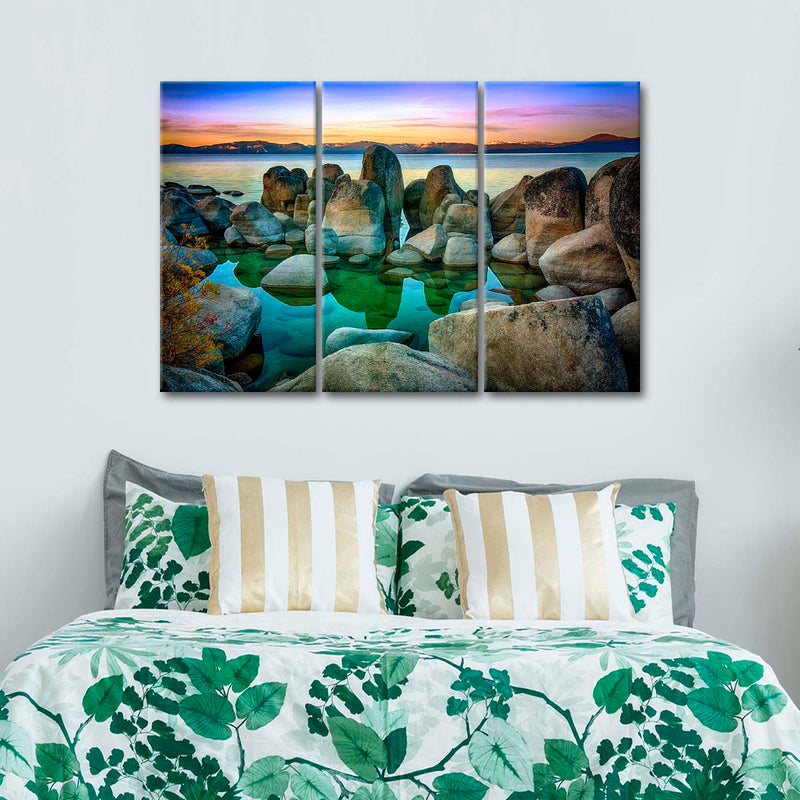 Rocks At Lake Tahoe Wall Art