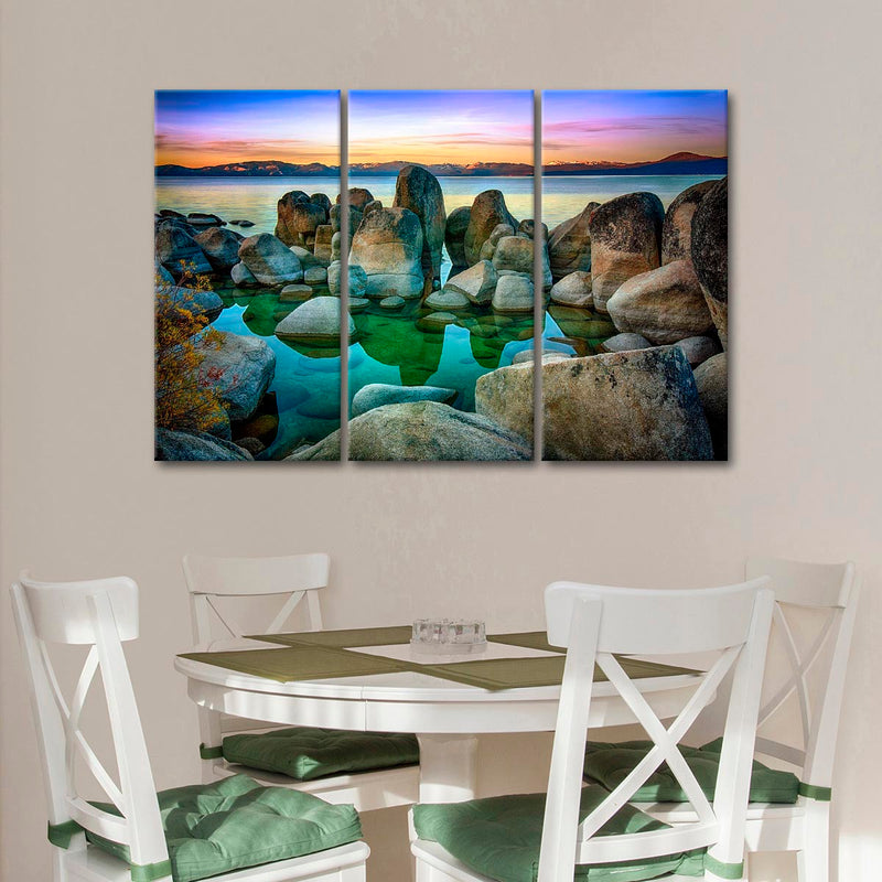 Rocks At Lake Tahoe Wall Art