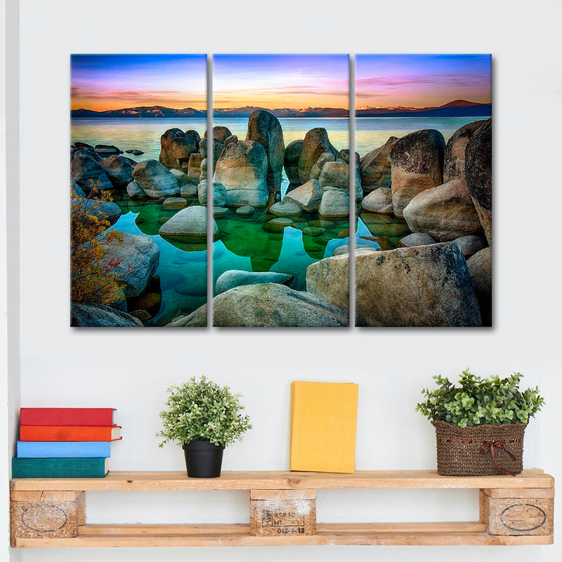 Rocks At Lake Tahoe Wall Art