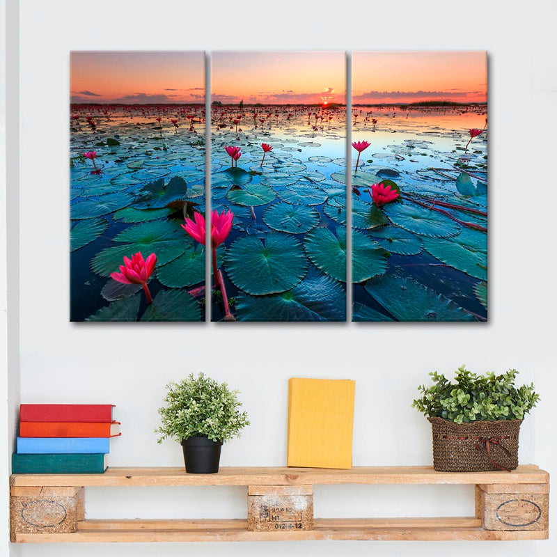 Lake Nong Harn Lotus Wall Art