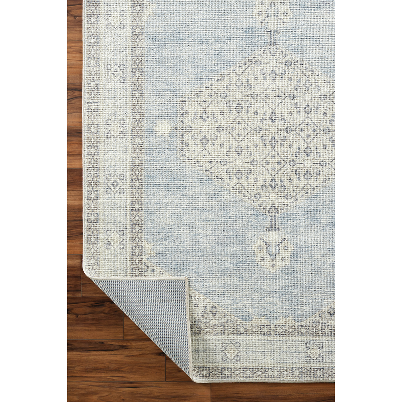 Becki Owens x Surya Lila Denim Medallion Area Rug