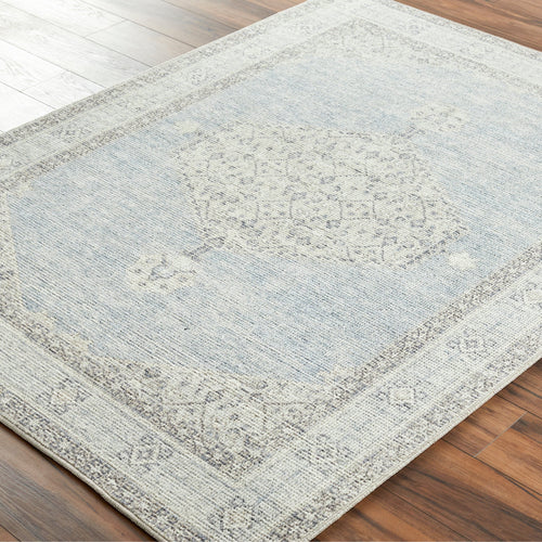 Becki Owens x Surya Lila Denim Medallion Area Rug