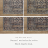 Billie Amber Lewis x Loloi Ink / Salmon Rug