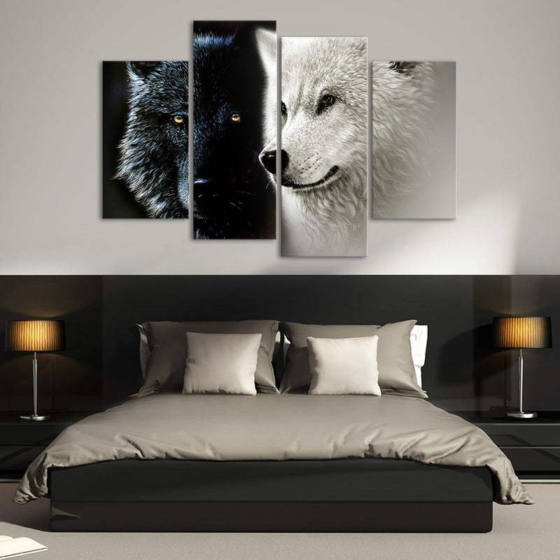 Tale Of Two Wolves Wall Art