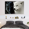 Tale Of Two Wolves Wall Art