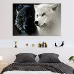 Tale Of Two Wolves Wall Art