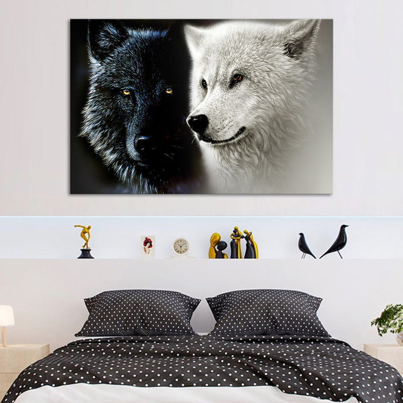 Tale Of Two Wolves Wall Art
