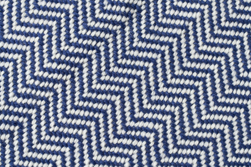 Chevron Pattern Soft Wool Throw Size Blanket