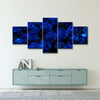 Royal Blue Roses Wall Art