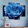 Misty Blue Rose Wall Art