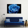 Misty Blue Rose Wall Art