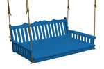 Keystone Amish Co. 5 Foot York Recycled Plastic Swing Bed, Blue