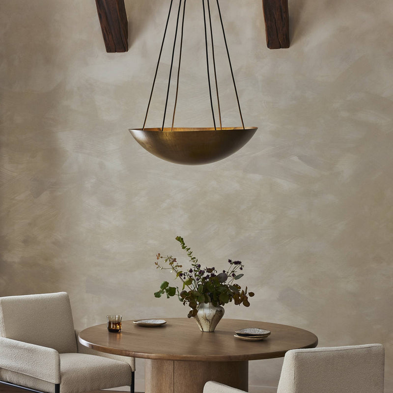Branson Aged Brass Iron Chandelier | shipping 8/31/2025