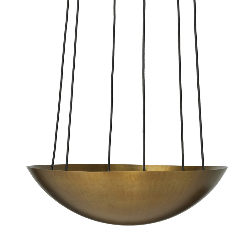 Branson Aged Brass Iron Chandelier | shipping 8/31/2025