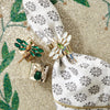 Dragonfly napkin rings, opal, set of two