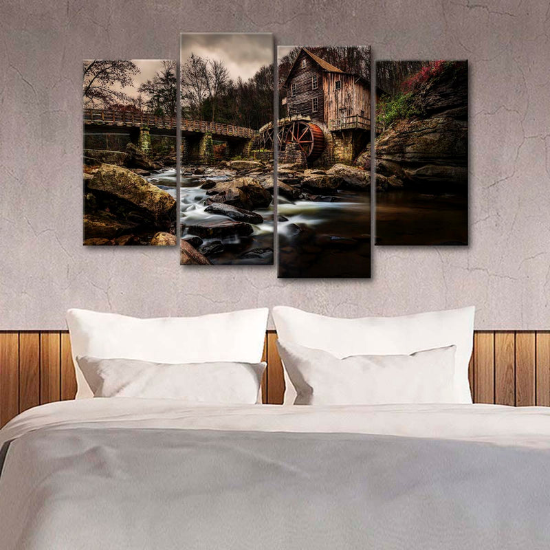 Grist Mill At Babcock Park Wall Art