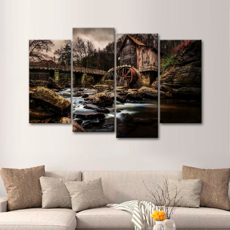 Grist Mill At Babcock Park Wall Art