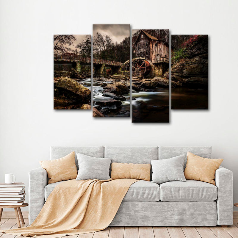 Grist Mill At Babcock Park Wall Art