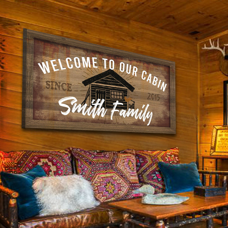 Our Cabin Sign