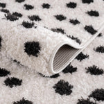 Cansu Black & White Area Rug