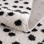 Cansu Black & White Area Rug